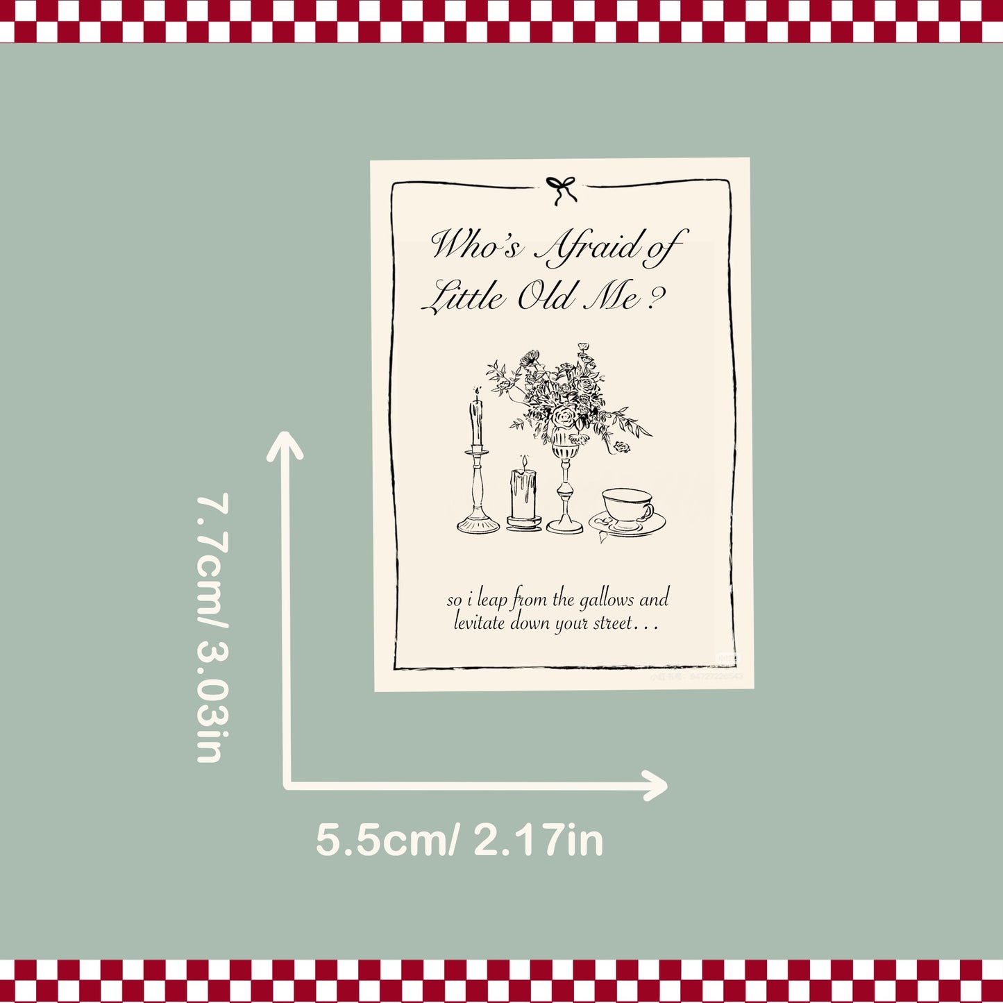 French Vintage TS Inspired Stickers Kindle Decal & Insert