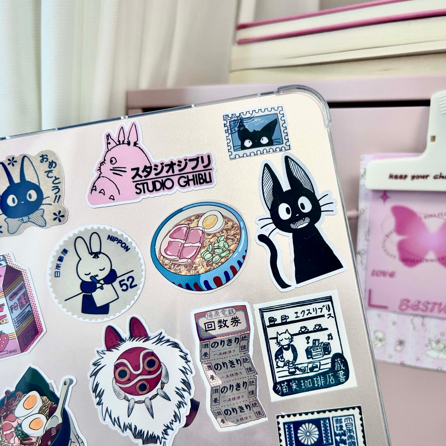 Japanese Cartoon Anime Stickers for iPad/Kindle Aethestics.