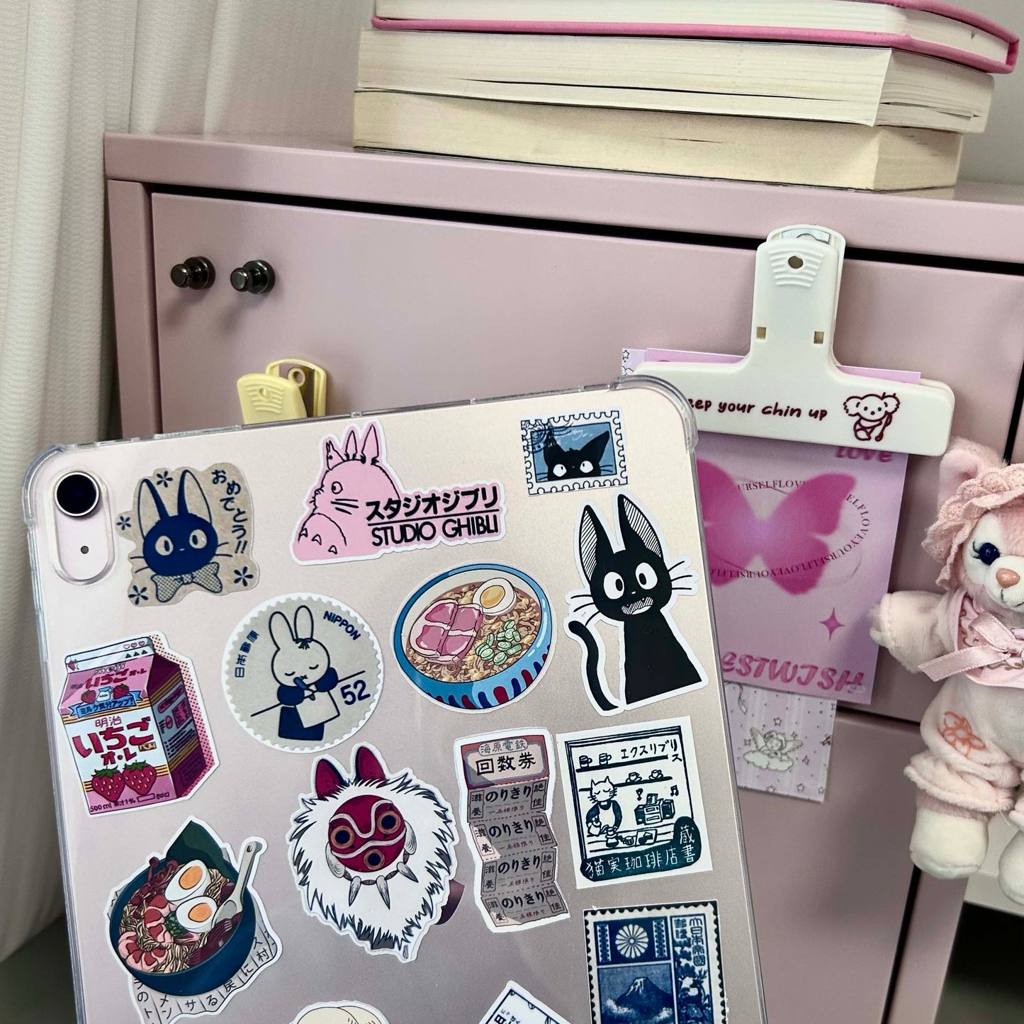 Japanese Cartoon Anime Stickers for iPad/Kindle Aethestics.