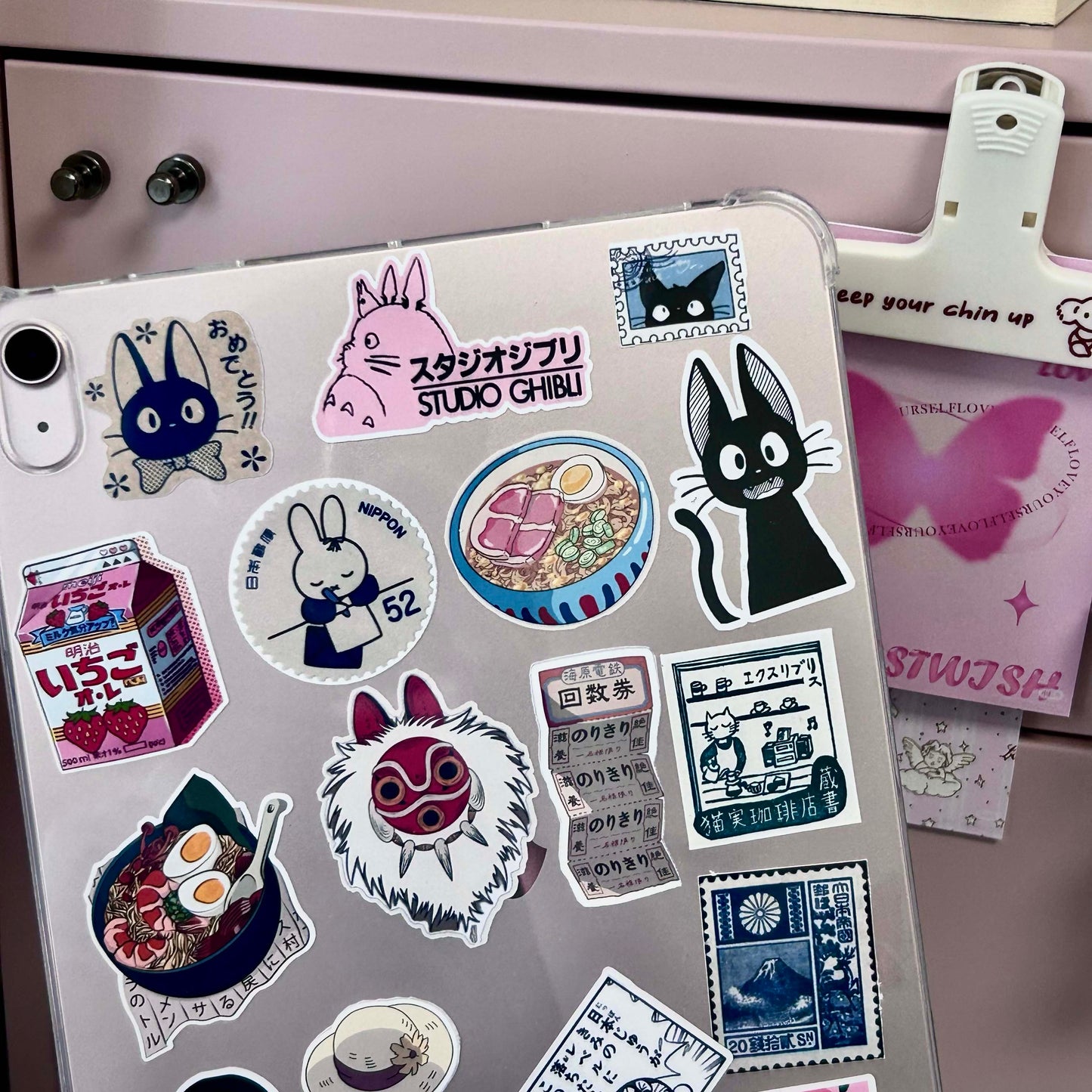 Japanese Cartoon Anime Stickers for iPad/Kindle Aethestics.