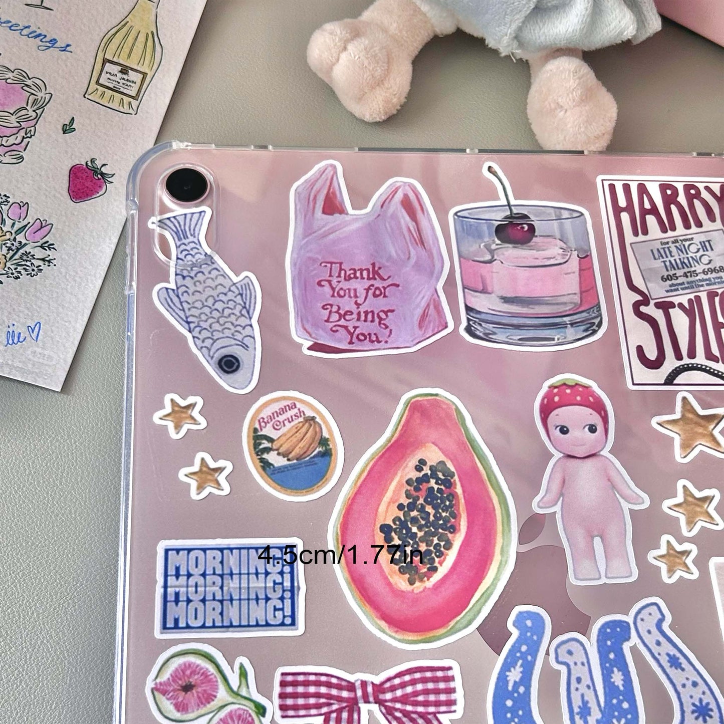 Cartoon Angel Sticker 24pcs for iPad iPhone Decoration