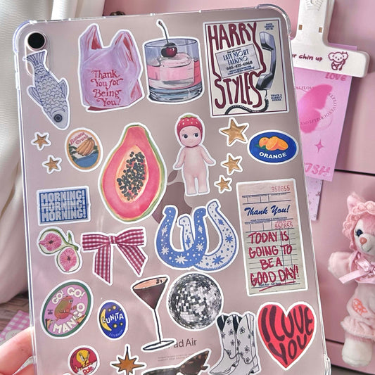 Cartoon Angel Sticker 24pcs for iPad iPhone Decoration